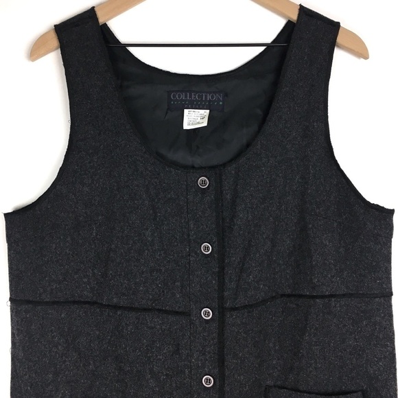 HARVE BENARD COLLECTION Dress Wool Jumper Lagenlook Y2K Fairy Petite Plus 14P - Picture 2 of 9